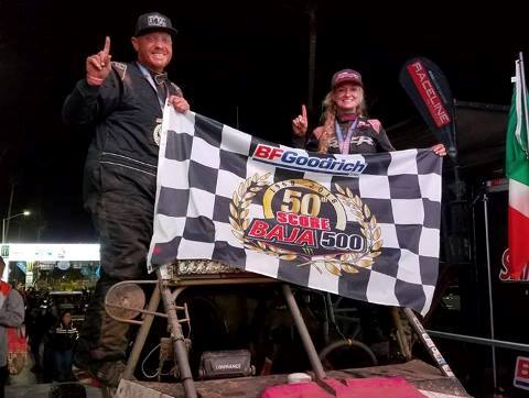 Kristen Matlock Takes 1st Overall UTV at the 50th SCORE International Baja 500