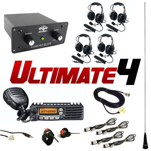 PCI Race Radios Ultimate 4 Seat Package Radio/Intercom w/Headsets